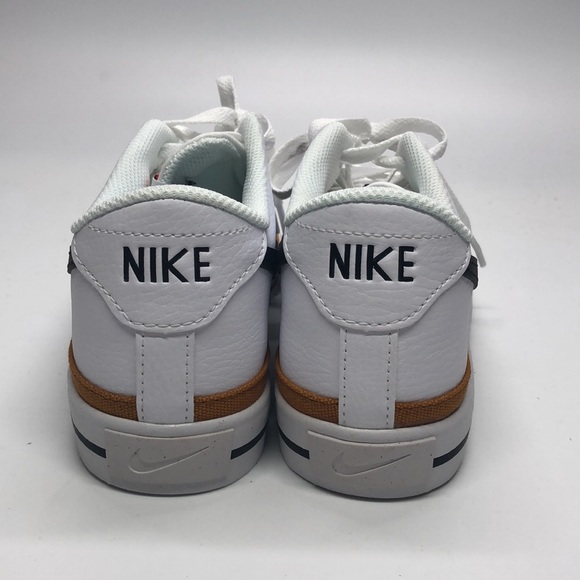 Mens Court Legacy Men Sneaker White/Desert Ochre/Black DH3162-100 NWOB - Picture 4 of 5